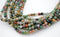 Fancy Jasper Gemstone Beads, 4mm, Round